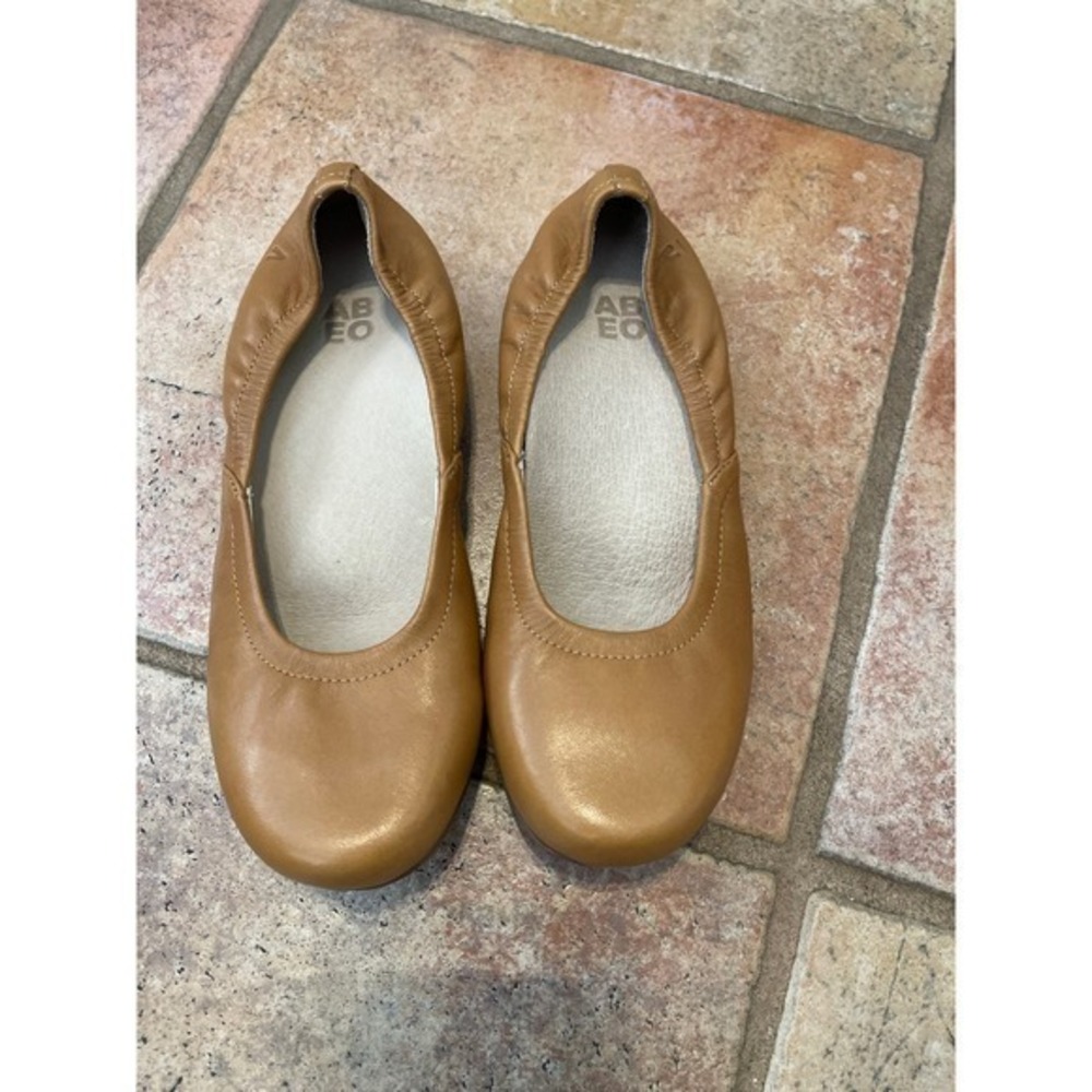 ABEO TILLY LEATHER BALLET FLATS SIZE 7
